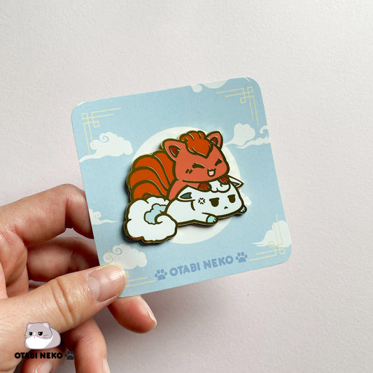 Kitsune Pile Hard Enamel Pins